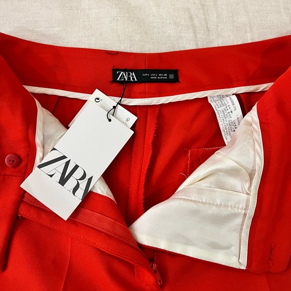 Red Cigarette Pants - Picture 2 of 3